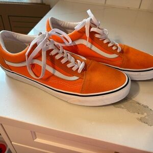Men’s orange Vans Shoes